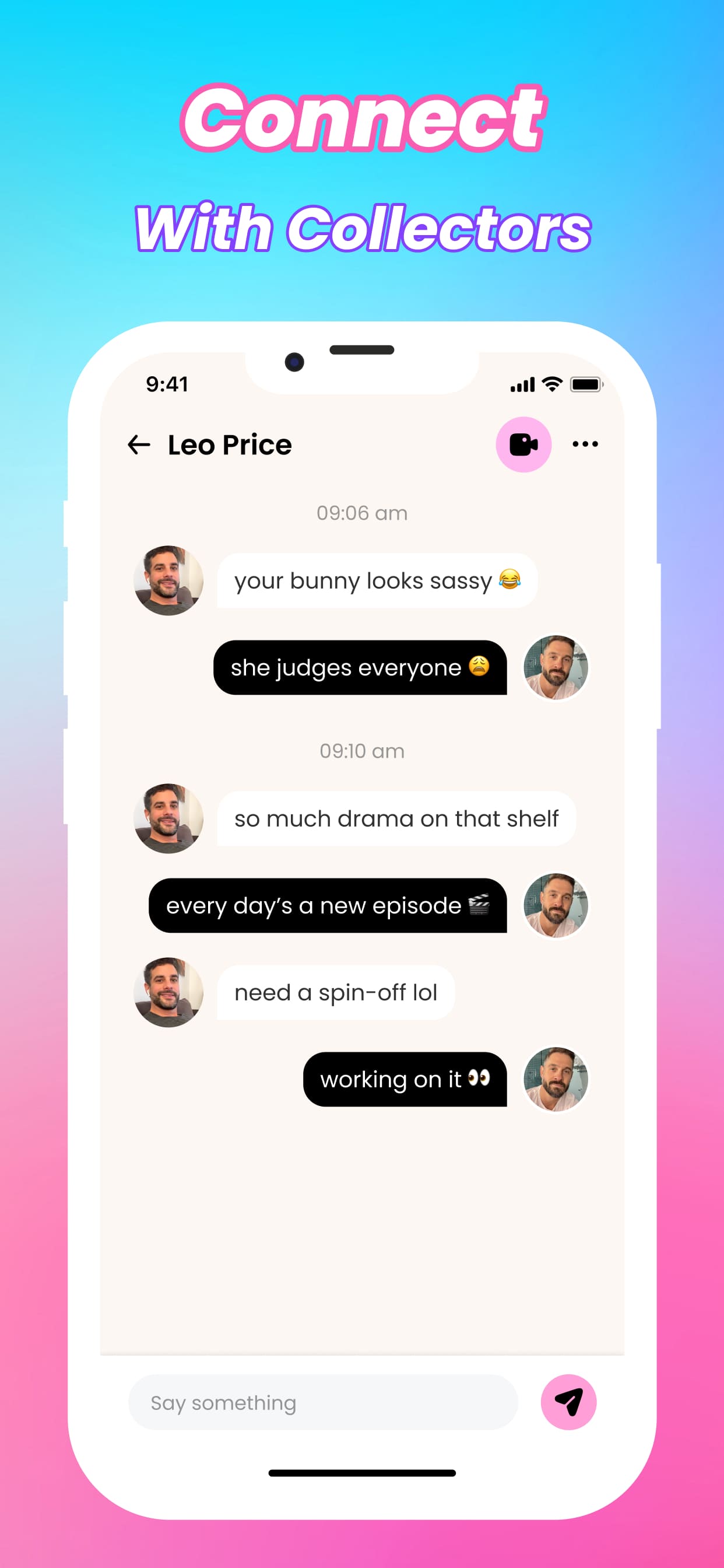 Exploring different hair styles on the Mori app